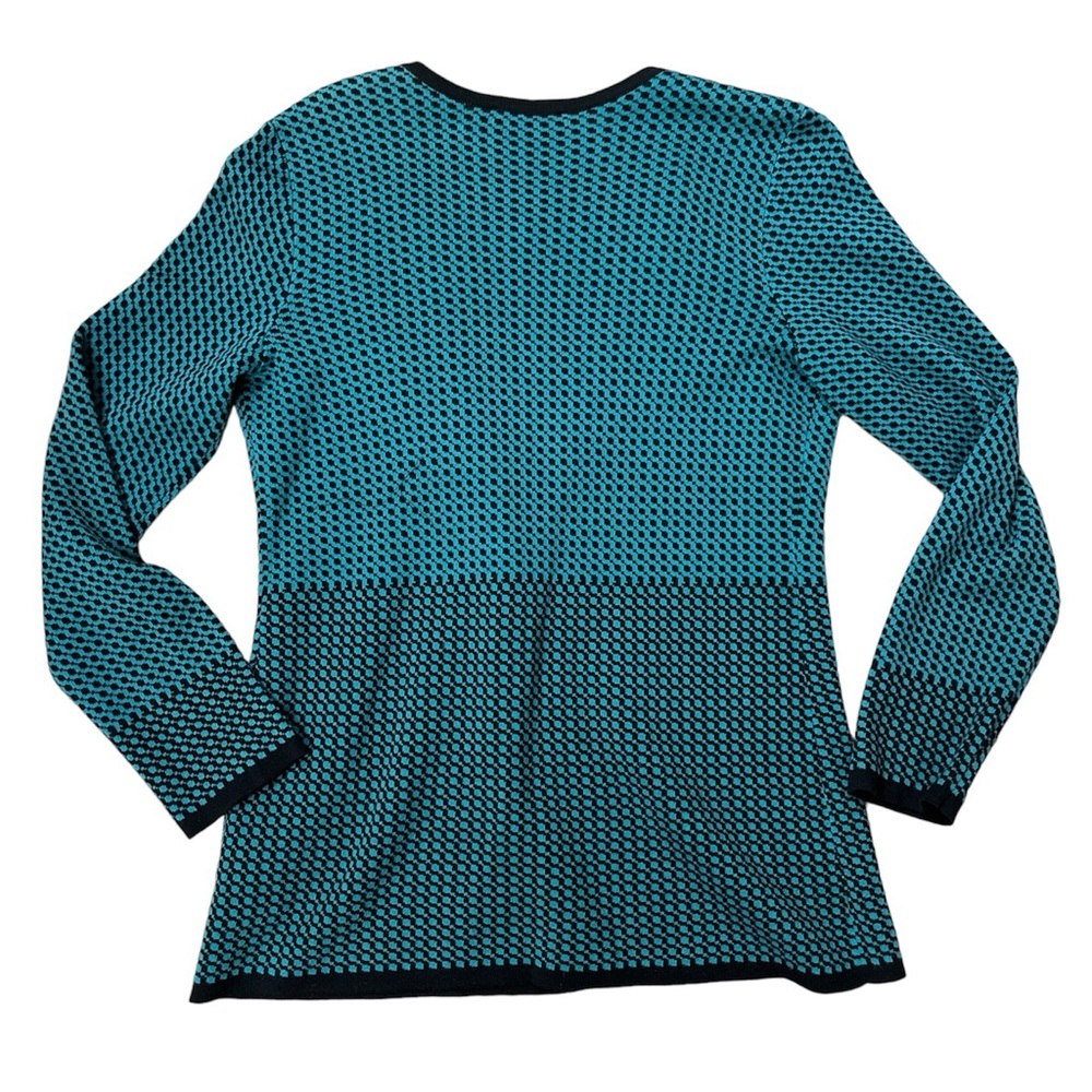 Pendleton Cotton Houndstooth Womens Cardigan Sz S… - image 2